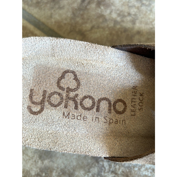 Yokono Sandals Leather Sock size 9 - Picture 7 of 12